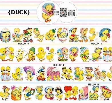 3月着予約 レトロアニマルテープ Duck Petテープ たっぷり10m