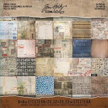 Tim Holtz Idea-Ology Paper Stash Paper Pad 8