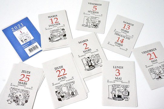 フランス輸入 日めくりカレンダー22 Exacompta 海外紙もの 輸入マスキングテープ通販のスモールセレクト スクラップブッキング専門店