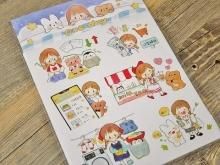 Molinta  さんの  シール  3点セット  158柄 Molinta さんの シール 3点セット 158柄