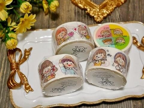 molinta 卓大王 マスキングテープ12個セット モリンタ Molinta】マスキングテープ Brown (和紙）