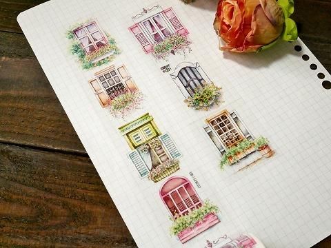 海外製 マスキングテープ -オシャレな窓