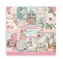 Stamperia Double-Sided Paper Pad 8インチ 10/Pkg　-Sweet Winter<img class='new_mark_img2' src='https://img.shop-pro.jp/img/new/icons11.gif' style='border:none;display:inline;margin:0px;padding:0px;width:auto;' />