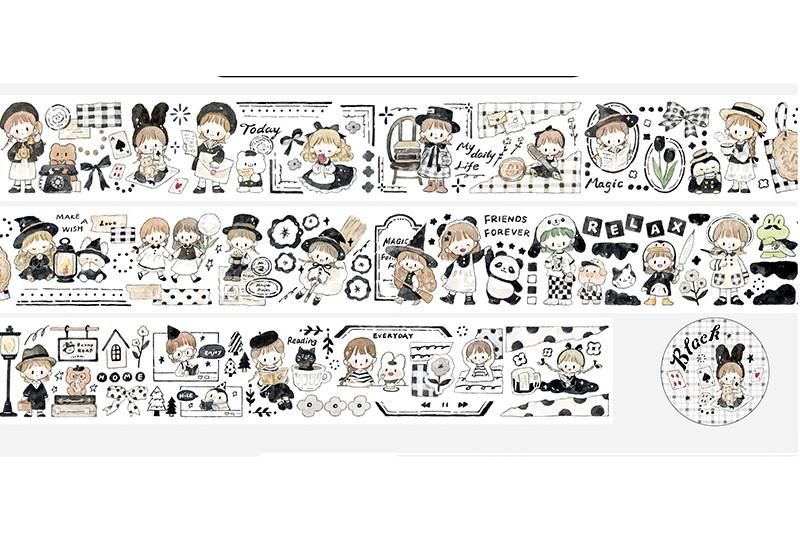 Molinta】マスキングテープ Black