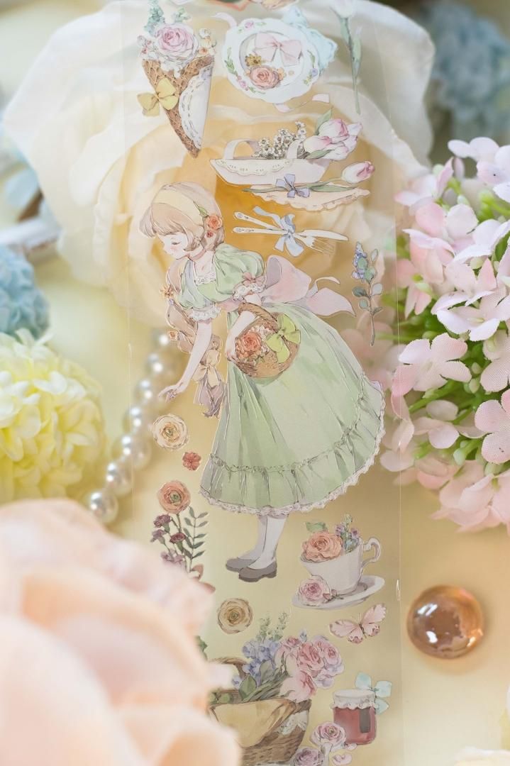 M1179. 柠檬树 梦中的爱尔莎  マスキングテープ  水晶PET M1179. 柠檬树 梦中的爱尔莎 マスキングテープ 水晶PET