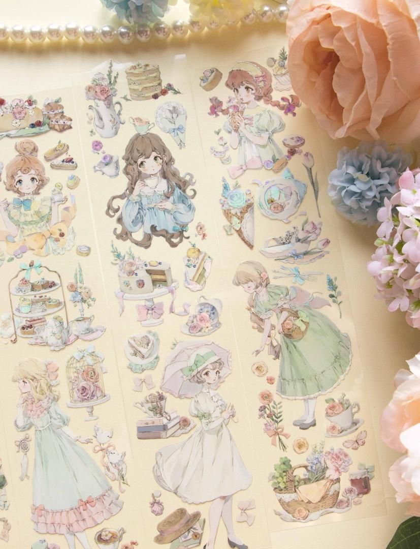 M1179. 柠檬树 梦中的爱尔莎  マスキングテープ  水晶PET M1179. 柠檬树 梦中的爱尔莎 マスキングテープ 水晶PET