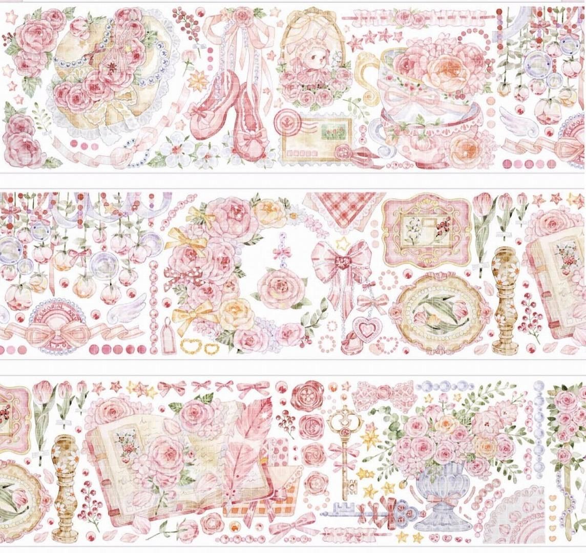 虹光 7cm×10m 少女的野餐 海外マスキングテープ 虹光 7cm×10m 少女的野餐 海外マスキングテープ 【公式通販】