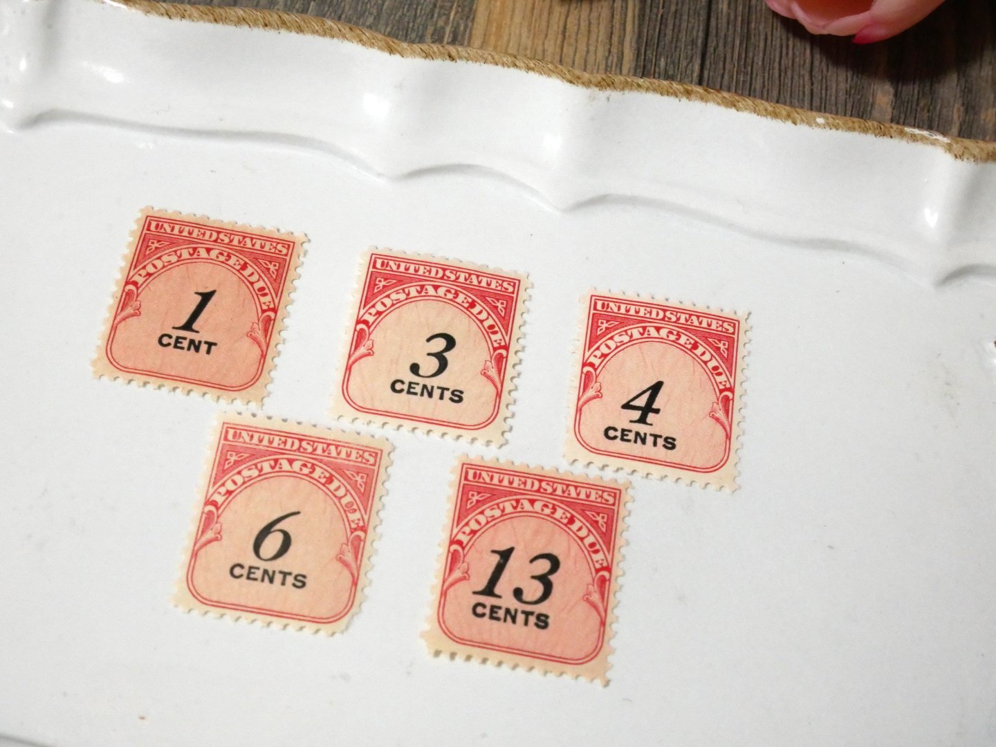 レア】アメリカ 不足料切手 未使用 10枚 postage due stamps