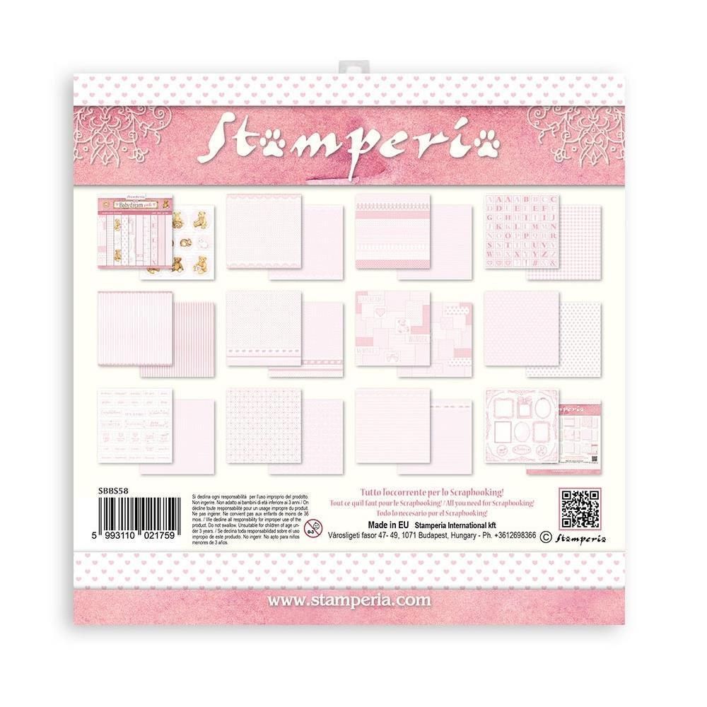 Stamperia Double-Sided Paper Pad 8インチ 10/Pkg -Day Dream