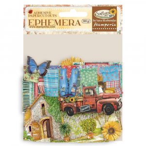 Stamperia Adhesive Paper Cut Outs -Sunflower Art elements and sunflowers
