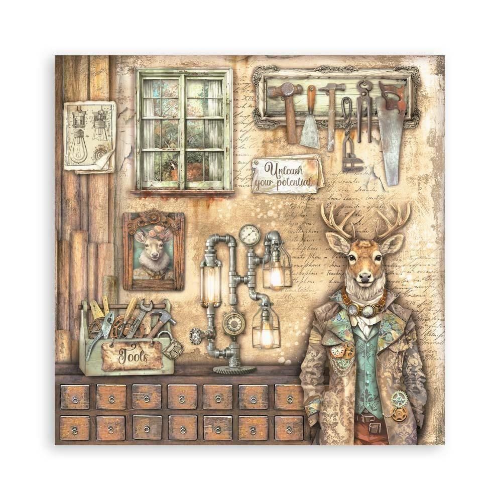 ミニページ Stamperia Single-Sided Paper Pad 12インチ 片面印刷版 22/Pkg