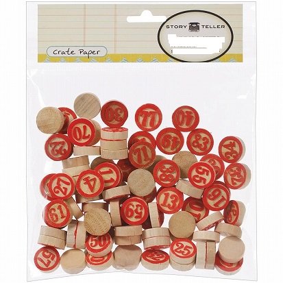 Crate Paper 89 Bingo Chips ビンゴチップ - 海外の紙雑貨