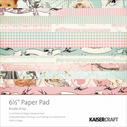 Kaisercraft Bundle Of Joy Paper Pad -カイザークラフト パターン