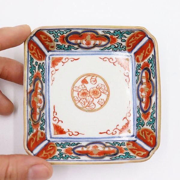 瀬戸 丸紋 かわいい骨董 豆皿 まめ皿 小皿 和骨董 生活骨董 掌の