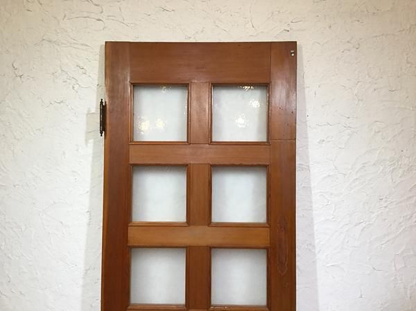 磨りガラス扉 大型家具 W77×D3×H179 cm