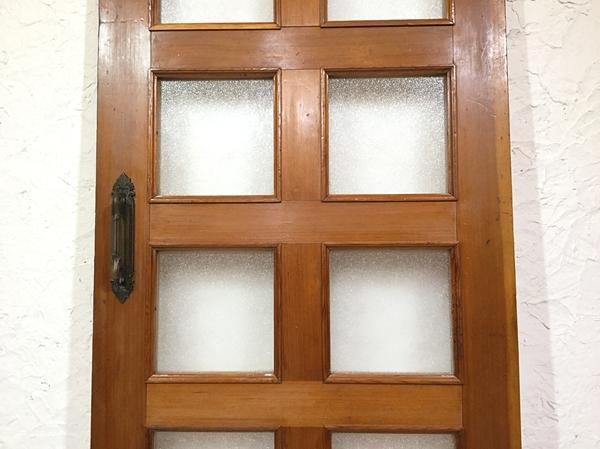 磨りガラス扉 大型家具 W77×D3×H179 cm