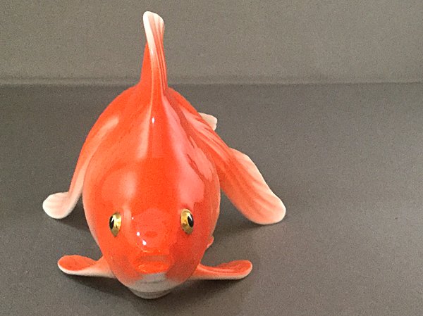 オールドノリタケボーンチャイナ金魚(赤)-
