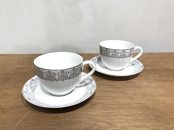 名陶カップ＆ソーサー｜華やかなデザイン｜直径12 高さ5.5