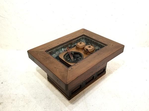 長火鉢 - ブルーパロット｜京都のアンティーク食器・家具・引取