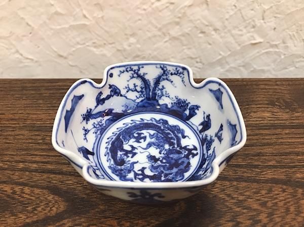 ニ　中国　清朝初期　染付龍紋碗　アンティーク　送料込み0321 Yahoo!オークション -「明 古染付」の落札相場・落札価格