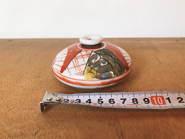 色絵油壺 - 骨董・アンティーク・ヴィンテージの家具・食器・雑貨の