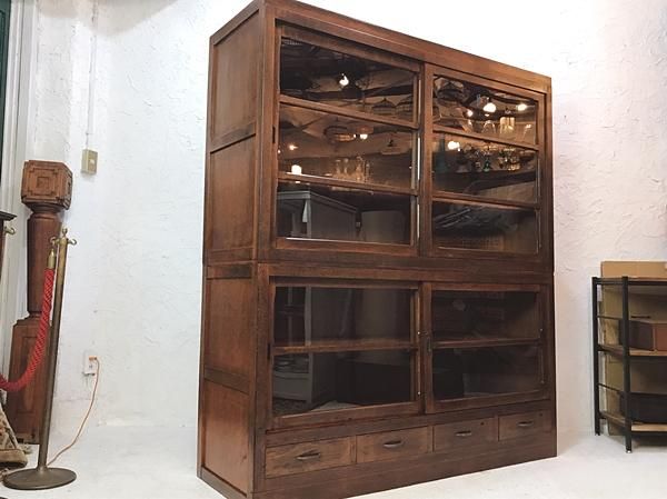 食器棚　膳棚　水屋　収納棚　アンティーク家具　和家具　骨董　ヴィンテージ　アンティーク　antique vintage