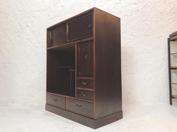 和箪笥 和風キャビネット 和室 骨董 和家具 アンティーク家具