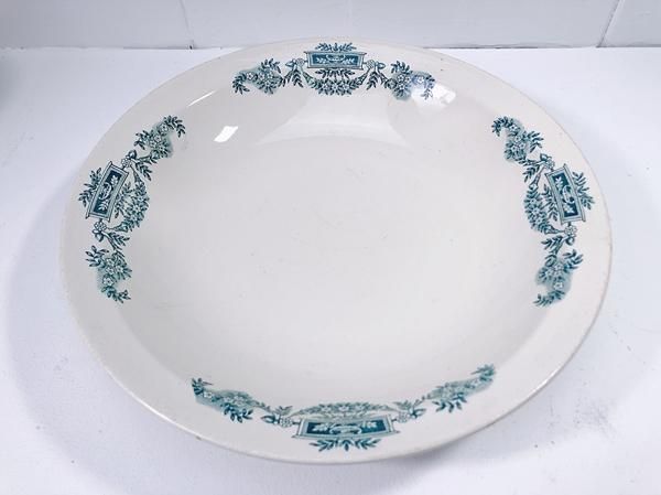 フランス　飾り皿 フランス製アンティーク大深皿 直径31 高さ6