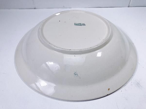 フランス製アンティーク大深皿 直径31 高さ6