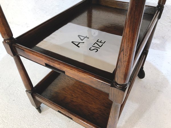 バタフライテーブル アンティーク オーク材 伸長式 木製テーブル