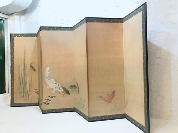 衝立屏風 antique - ブルーパロット｜京都のアンティーク食器