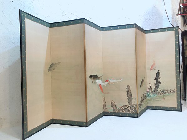 衝立屏風 antique - 京都の骨董・アンティーク・ヴィンテージの家具 