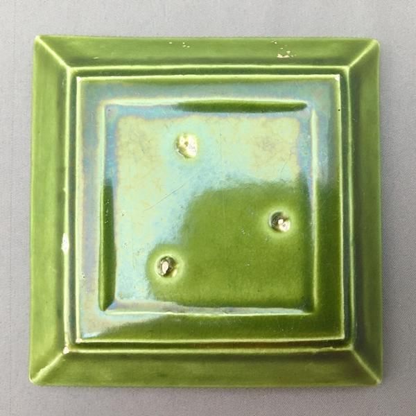 緑釉大皿　新品未使用 緑釉岩目文様皿 | （有）勝景庵