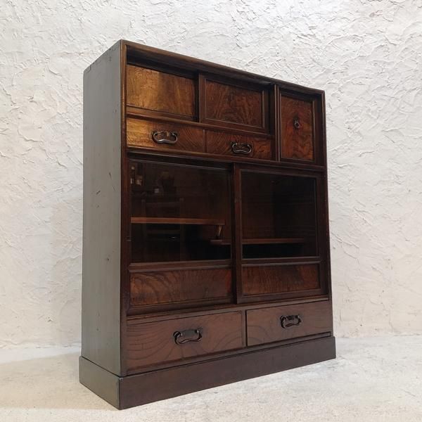 和箪笥 和風キャビネット 和室 骨董 和家具 アンティーク家具