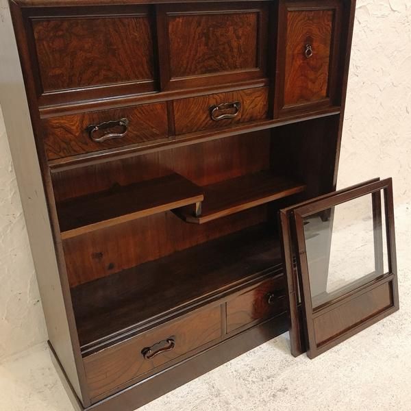 和箪笥 和風キャビネット 和室 骨董 和家具 アンティーク家具 レトロ