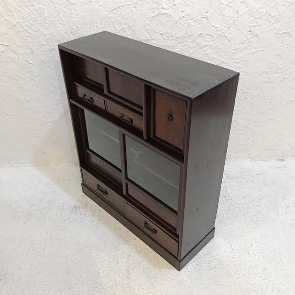 アンティーク家具　昭和レトロ 和箪笥 和風キャビネット 和室 骨董 和家具 アンティーク家具 レトロ