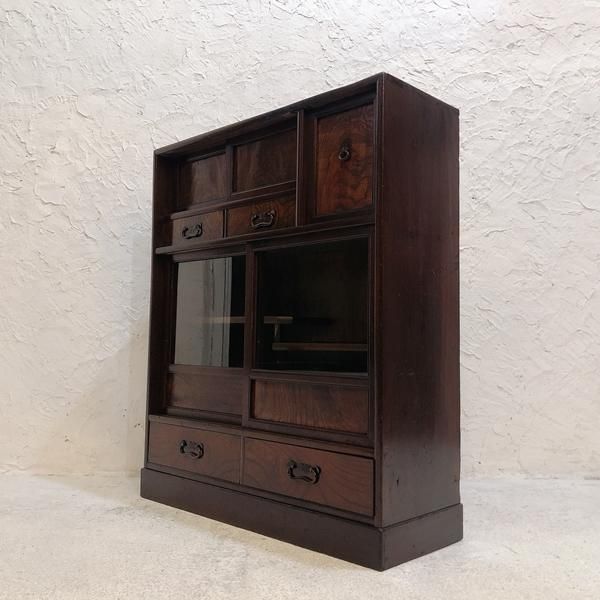 和箪笥 和風キャビネット 和室 骨董 和家具 アンティーク家具 レトロ