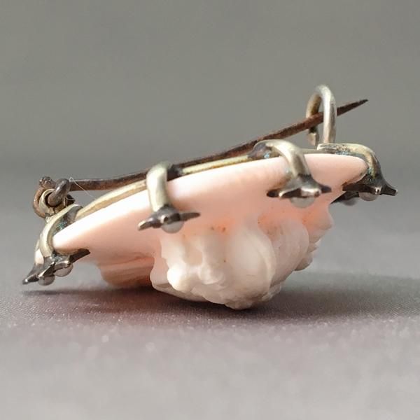 カメオブローチ アクセサリー 直径Φ2.5cm 高さH1.5cm