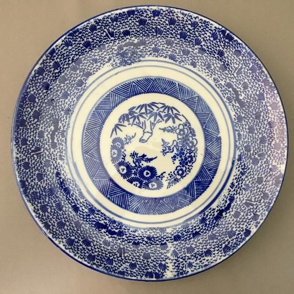 印判中皿(松竹梅・微塵唐草) - アンティーク家具・アンティーク食器 