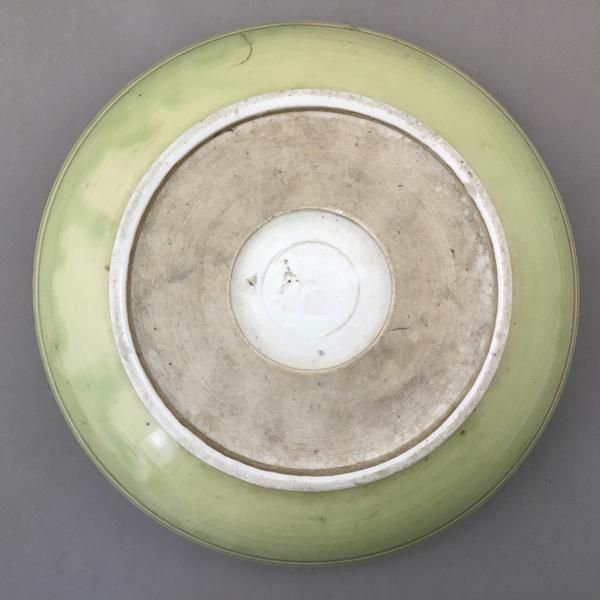 鉢■高麗青磁印花文古鉢 中国 古玩 茶碗 菓子器 菓子鉢 古美術 時代物 骨董■ 希少な印判・青磁鉢|直径18.5cm 高さ6cm|アンティーク和食器