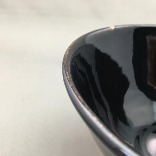 江戸古伊万里食らわんか変形抹茶茶碗 11x高さ 8cm 反型多用