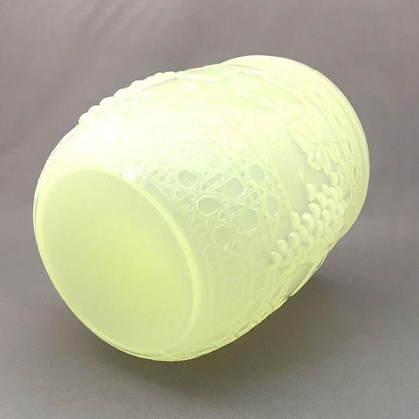 ウランガラスアイスペール｜直径12 高さ14｜高級感