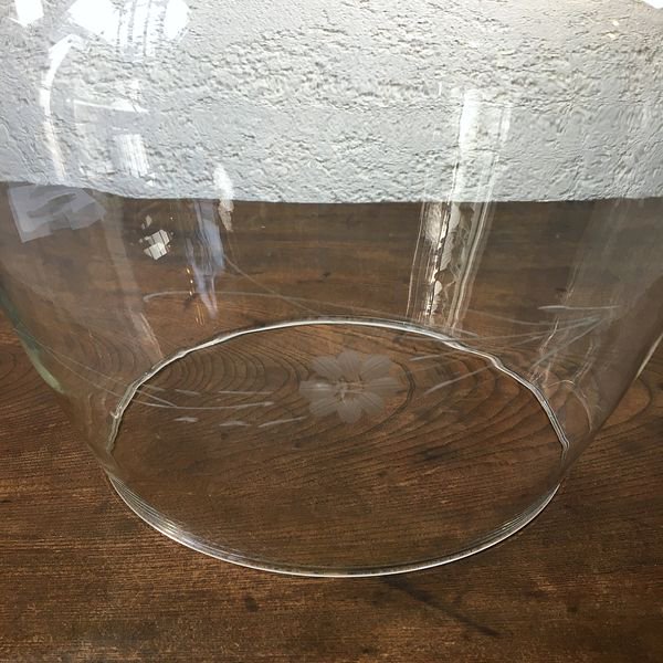 ガラス金魚鉢(大) - 骨董・アンティーク・ヴィンテージの家具・食器 