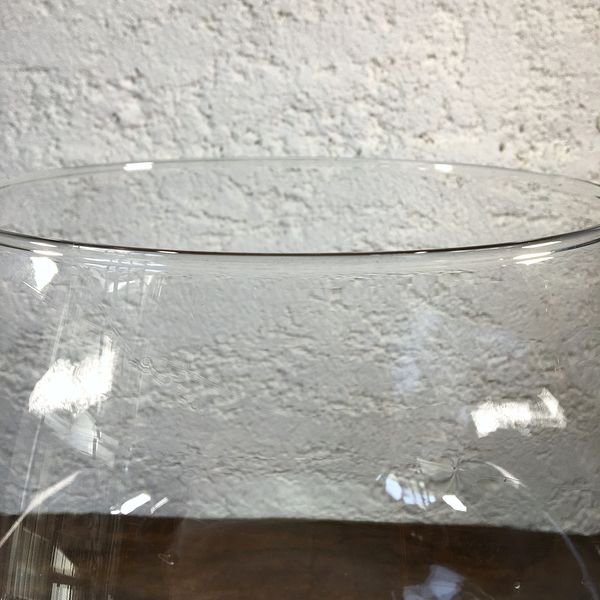 ガラス金魚鉢(大) - 骨董・アンティーク・ヴィンテージの家具・食器 