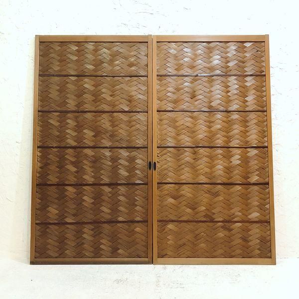 あじろの引き戸