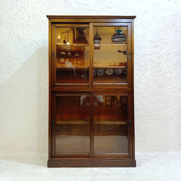 食器棚 膳棚 水屋 収納棚 アンティーク家具 和家具 骨董 ヴィンテージ アンティーク antique vintage - 京都の骨董・アンティーク ・ヴィンテージの家具・食器・雑貨｜antique blue Parrot KYOTO