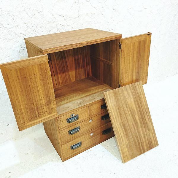 和箪笥 和風キャビネット 和室 骨董 和家具 アンティーク家具