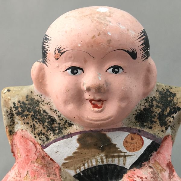 福助土人形 - 京都の骨董・アンティーク・ヴィンテージの家具・食器 