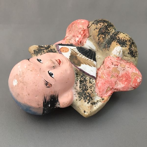 福助土人形 - 京都の骨董・アンティーク・ヴィンテージの家具・食器 