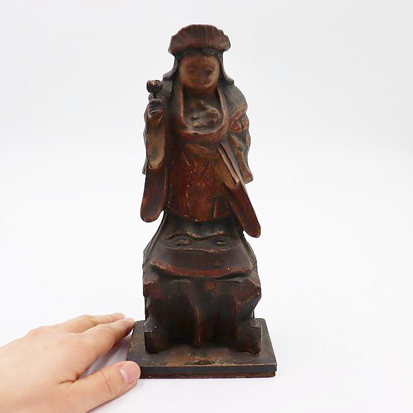 鬼子母神（木製） - 京都の骨董・アンティーク・ヴィンテージの家具 